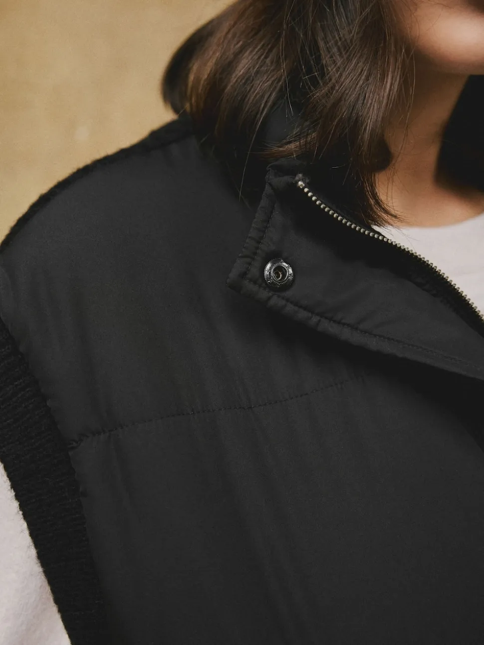 Noir - Gilet rembourré
