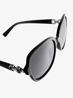 Noir - Grandes Lunettes de soleil carrées polarisées