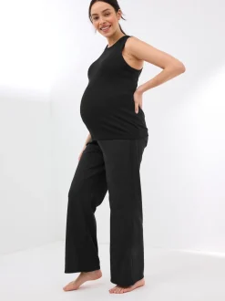 Noir - Grossesse Yoga Flare Leggings