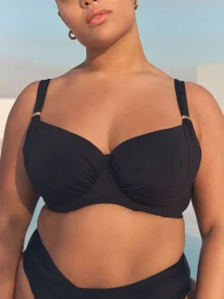 Noir - Haut de bikini à armatures Ultimate Support LK