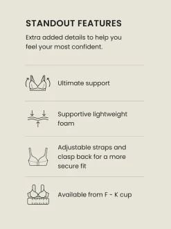 Noir - Haut de bikini bandeau DK Twist à armatures