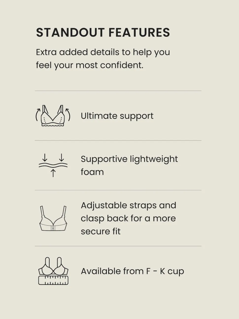 Noir - Haut de bikini bandeau DK Twist à armatures