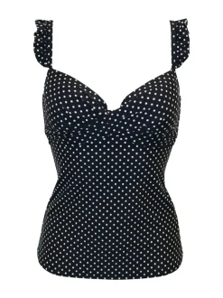 Noir - Haut de tankini Pour Moi Sicile légèrement rembourré à armatures