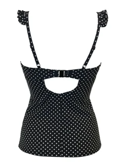 Noir - Haut de tankini Pour Moi Sicile légèrement rembourré à armatures
