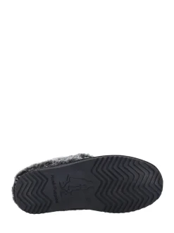 Noir - Hush Puppies Amara Chaussons d'hiver doublés de fausse fourrure