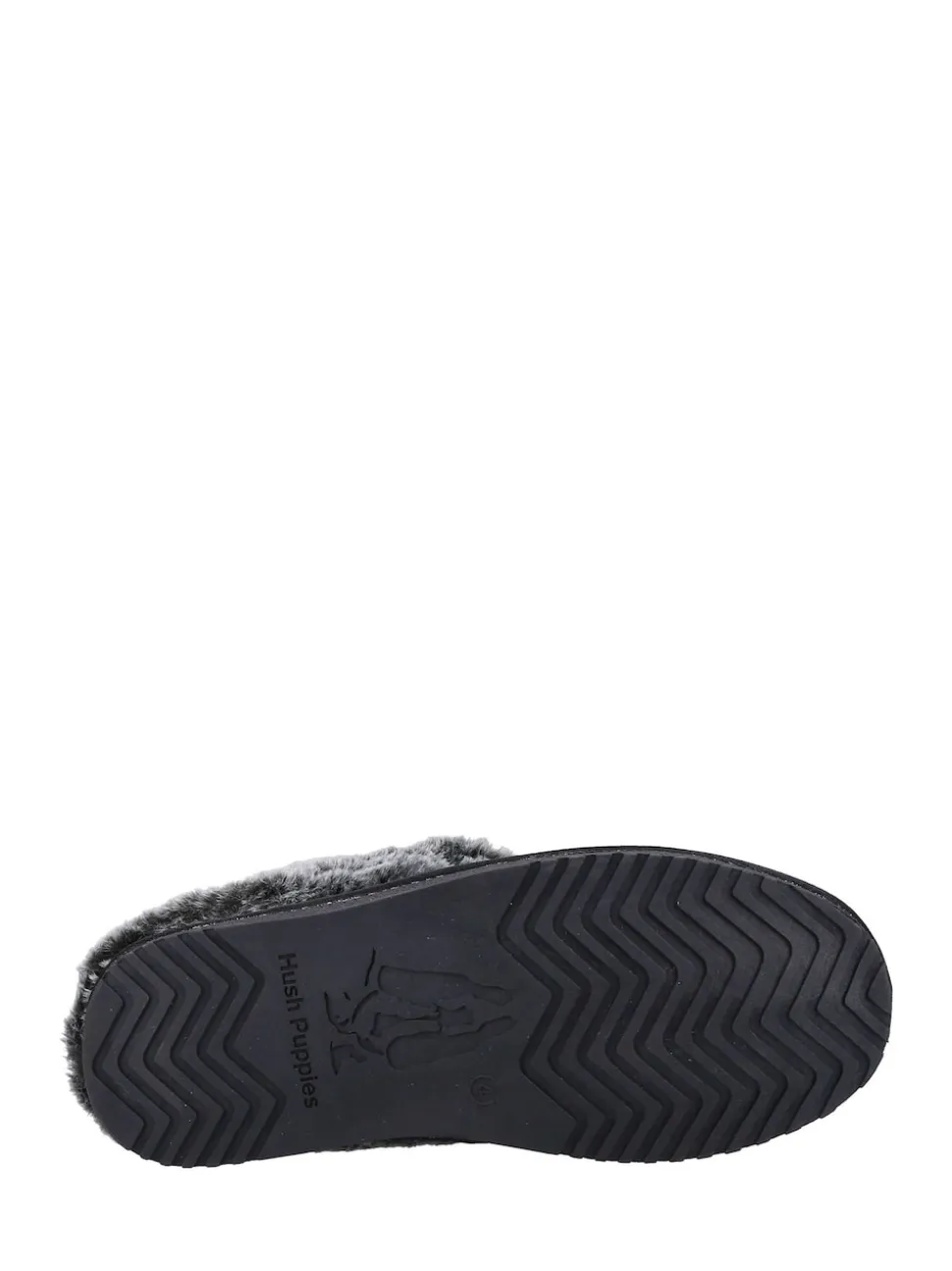 Noir - Hush Puppies Amara Chaussons d'hiver doublés de fausse fourrure