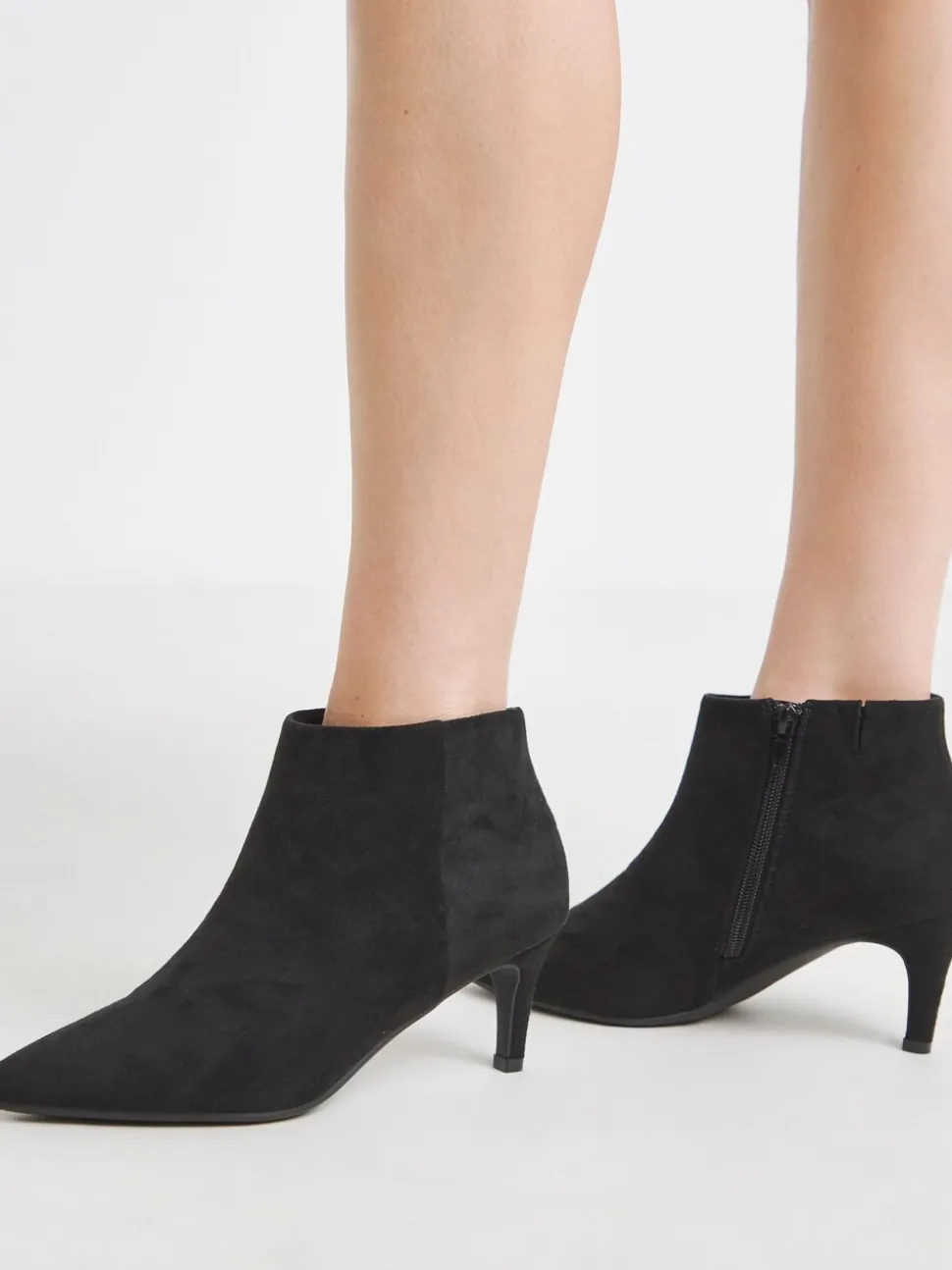 Noir - JD Williams Bottes/Bottines chaussures à talons chaton pointus
