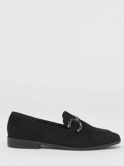 Noir - JD Williams Mocassins classiques avec bordure snaffle