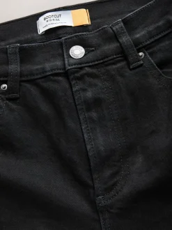 Noir - Jean bootcut Extensible taille Milieu