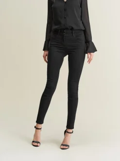 Noir - Jean skinny coupe slim à effet rehausseur