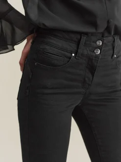 Noir - Jean skinny coupe slim à effet rehausseur
