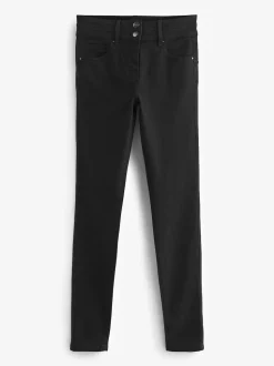 Noir - Jean skinny coupe slim à effet rehausseur