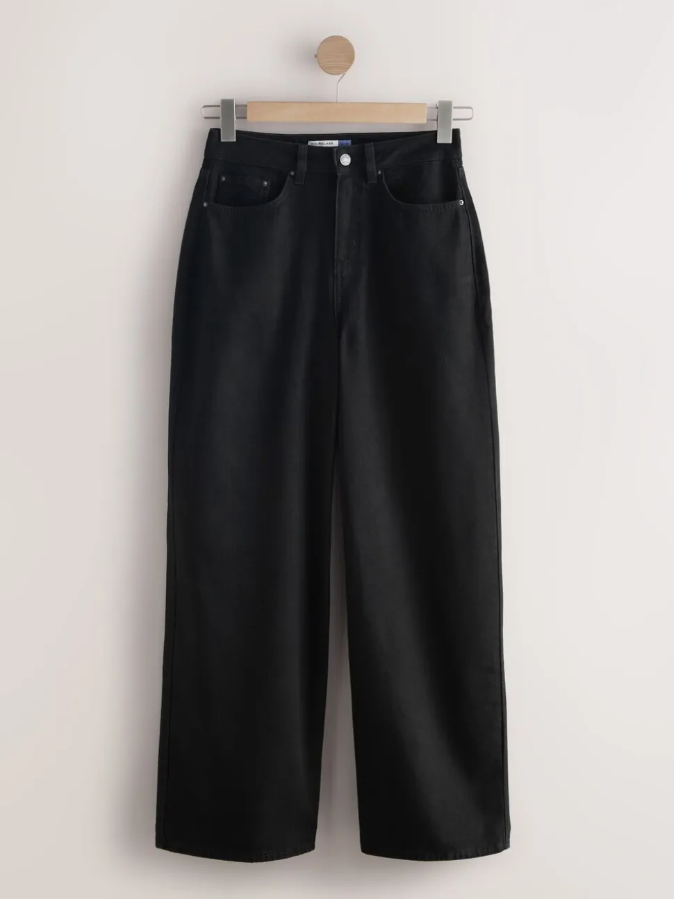 Noir - Jean taille haute Palazzo Jambe large Hourglass