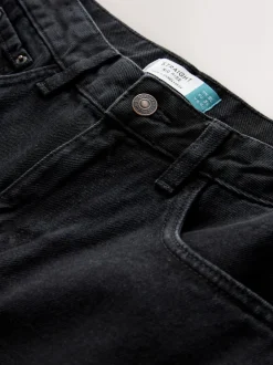 Noir - Jeans de jambe droite