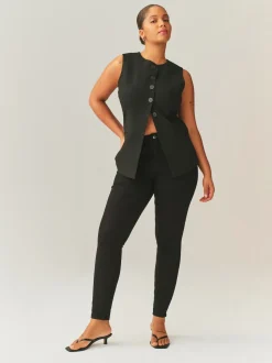 Noir - Jeans skinny taille mi-haute Hourglass