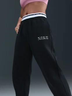 Noir - Jogging Nike oversize en polaire Phoenix taille haute à logo