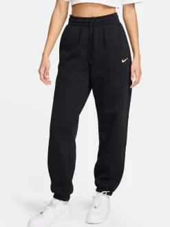 Noir - Jogging oversize en polaire Phoenix taille haute Nike