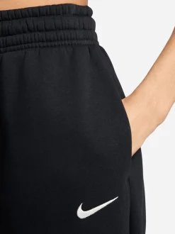 Noir - Jogging oversize en polaire Phoenix taille haute Nike
