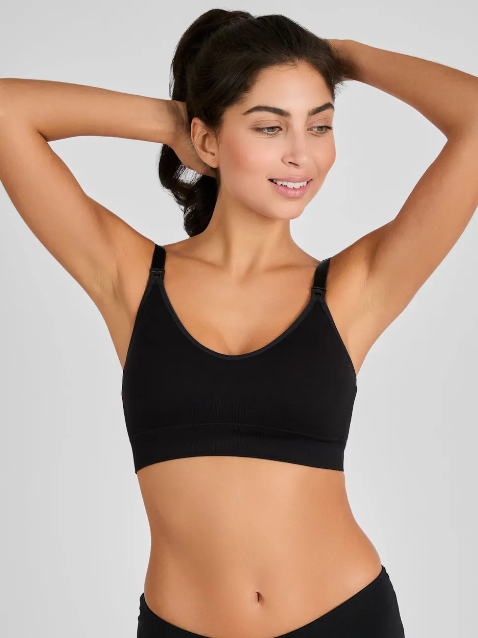 Noir - Jojo Maman Bébé Emma Jane Soutien-gorge de maternité et d'allaitement rembourré et sans coutures