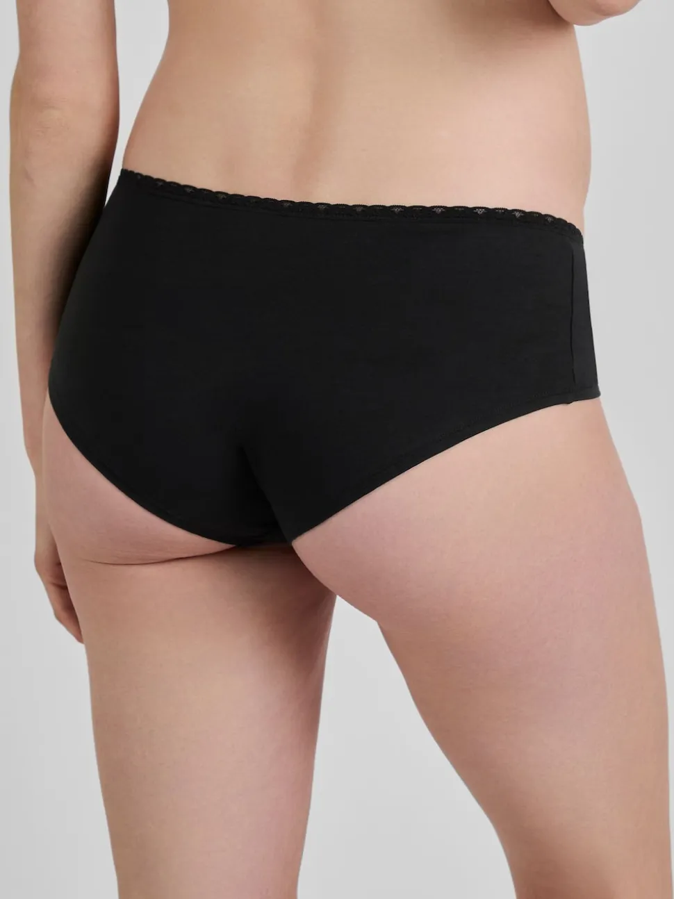 Noir - Jojo Maman Bébé 3{Short de maternité à bordures en dentelle (paquet de 0)
