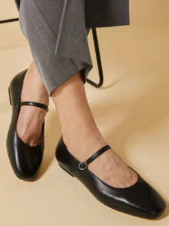 Noir - Jones Bootmaker Sonnet Mary Janes Chaussures en cuir
