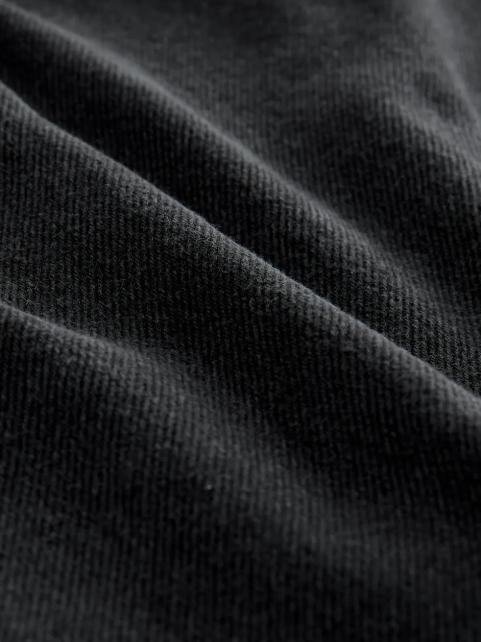 Noir - Jupe en jean mini sablier