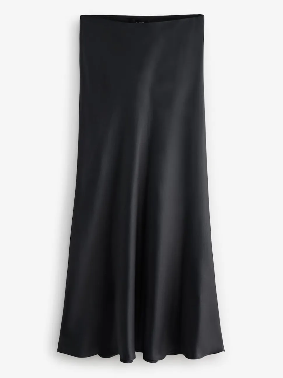 Noir - Jupe Midi Satin