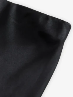 Noir - Jupe Midi Satin