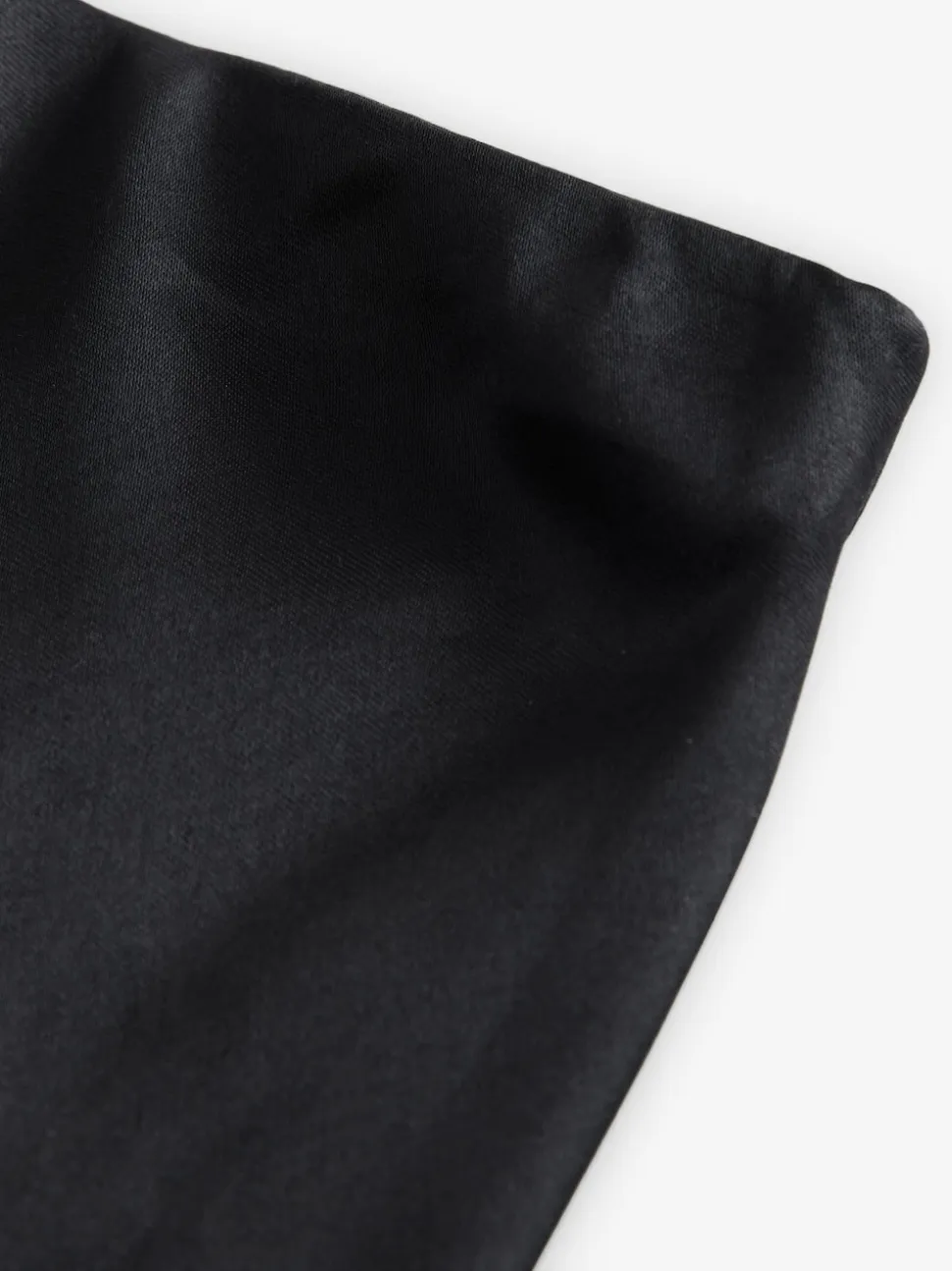 Noir - Jupe Midi Satin