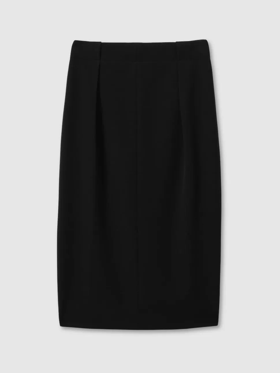 Noir - Jupes crayon Reiss Gabi en crêpe plissée