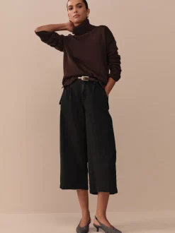 Noir - Jupes-culottes N.Premium taille haute