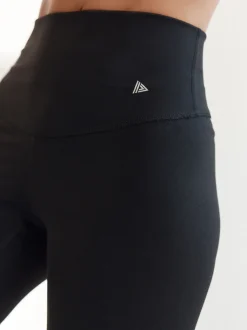 Noir - Legging Sports Dry Tech Tummy Control taille haute