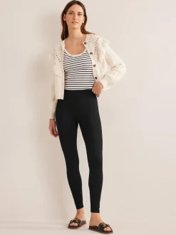 Noir - Leggings boden en jersey à taille haute