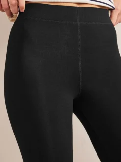 Noir - Leggings boden en jersey à taille haute