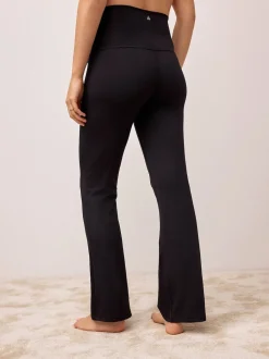 Noir - Leggings de Grossesse Supersoft Dry Tech évasés Yoga Sports
