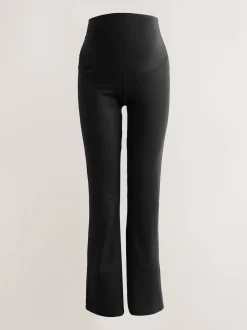 Noir - Leggings de Grossesse Supersoft Dry Tech évasés Yoga Sports