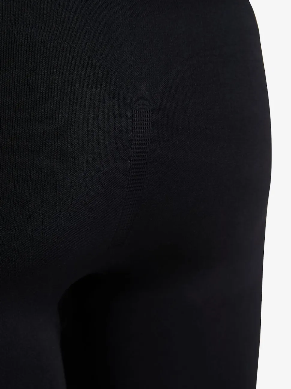 Noir - Leggings moulants sans couture avec contrôle de l'abdomen