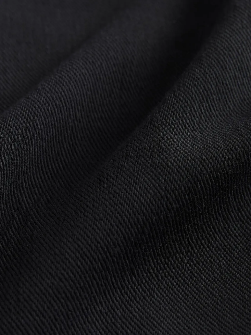 Noir - Leggings évasés en jersey de denim