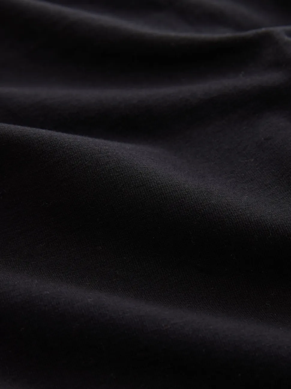 Noir - Leggings évasés froncés côtelés doux au toucher