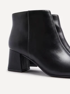 Noir - Linzi Alba Coupe large Block Heeled Ankle Bottes