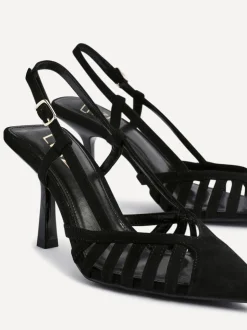 Noir - Linzi Alias à talons découpés à bride arrière