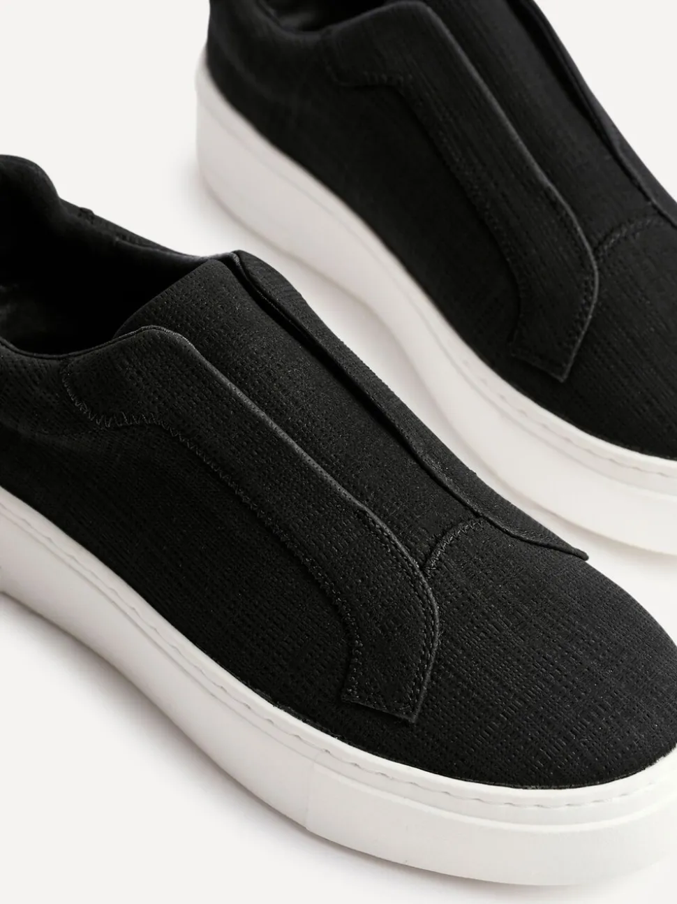 Noir - Linzi Baskets à enfiler à plateforme Henley