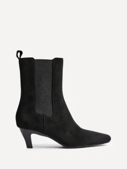 Noir - Linzi Bottes Ritual à talons chaton Chelsea