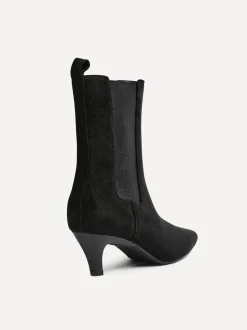 Noir - Linzi Bottes Ritual à talons chaton Chelsea