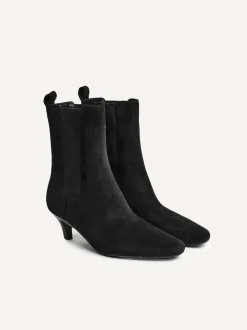 Noir - Linzi Bottes Ritual à talons chaton Chelsea