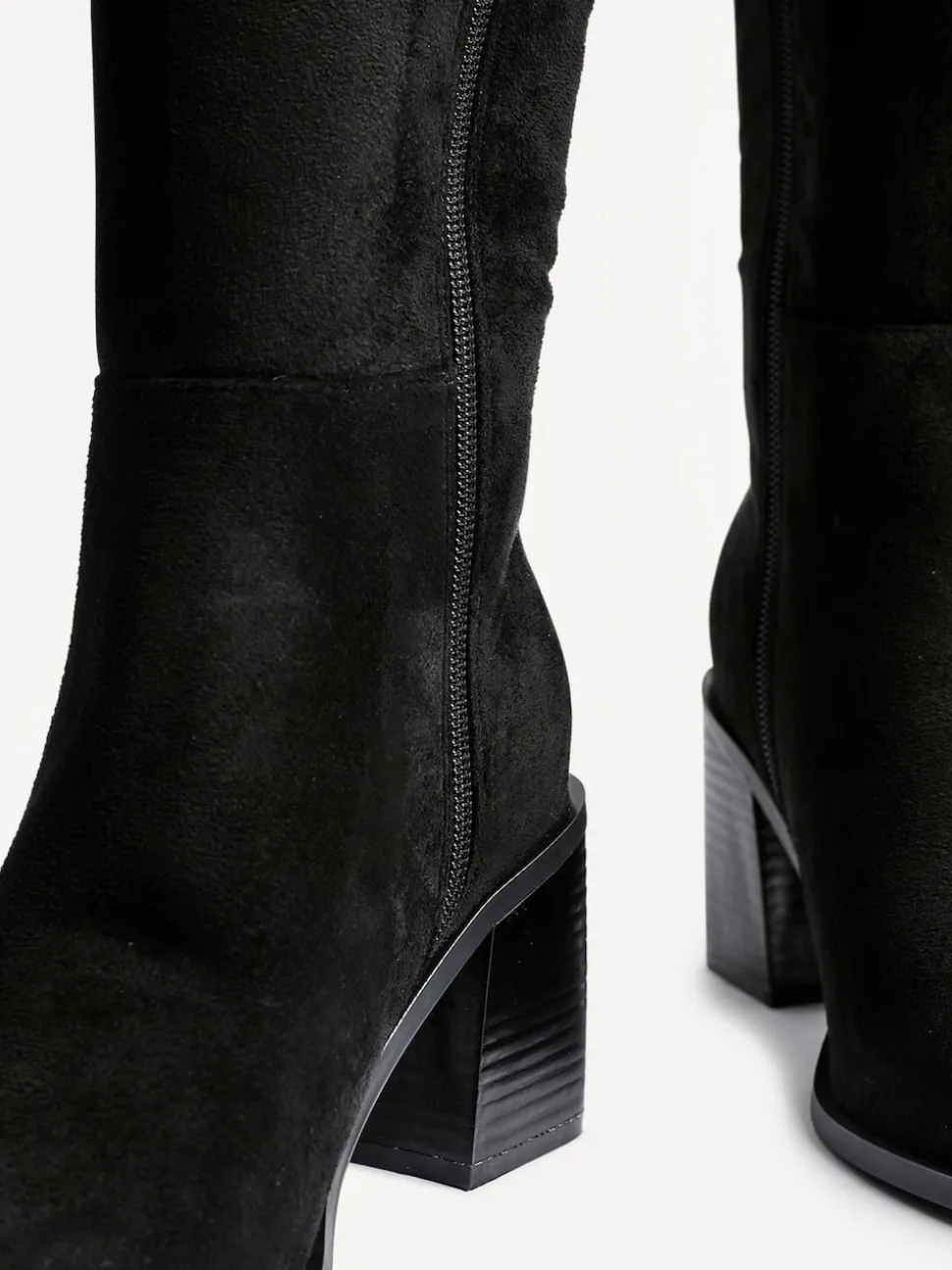 Noir - Linzi Bottes/Bottines montante à talons carrés Levine