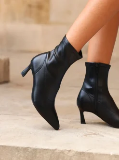 Noir - Linzi Bottes/Bottines montante à talon chaton