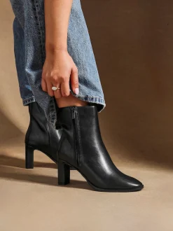 Noir - Linzi bottines Jonas à talon carré