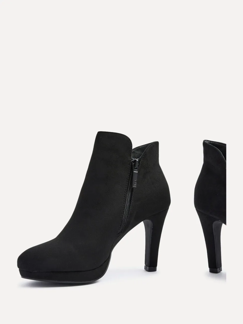 Noir - Linzi bottines plates-formes Layara avec talons aiguilles