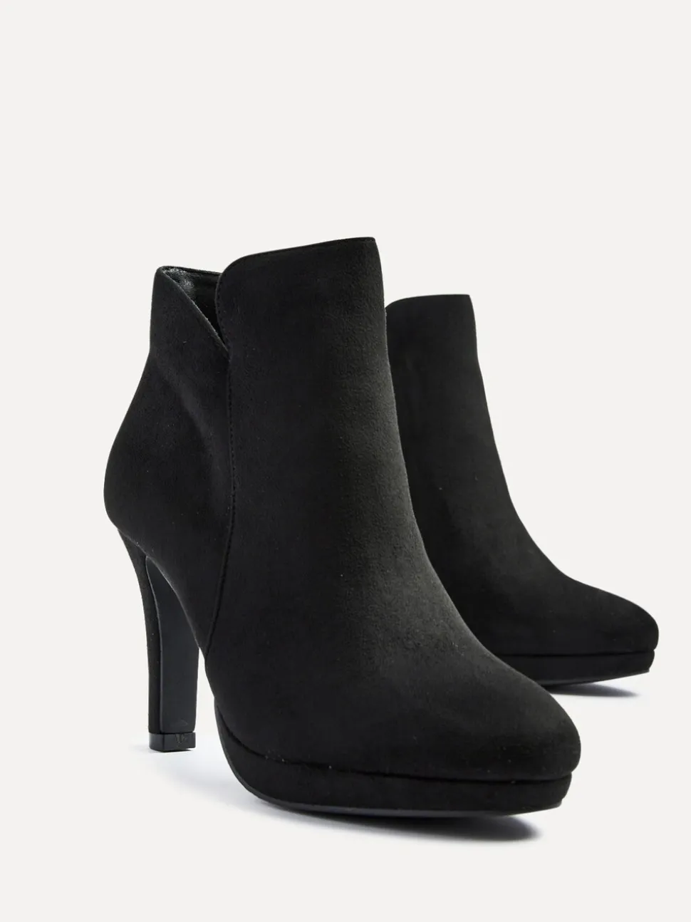 Noir - Linzi bottines plates-formes Layara avec talons aiguilles